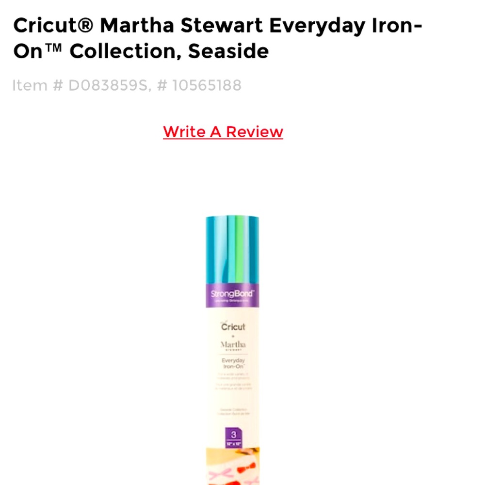 Circuit Martha Stewart everyday iron-on collection